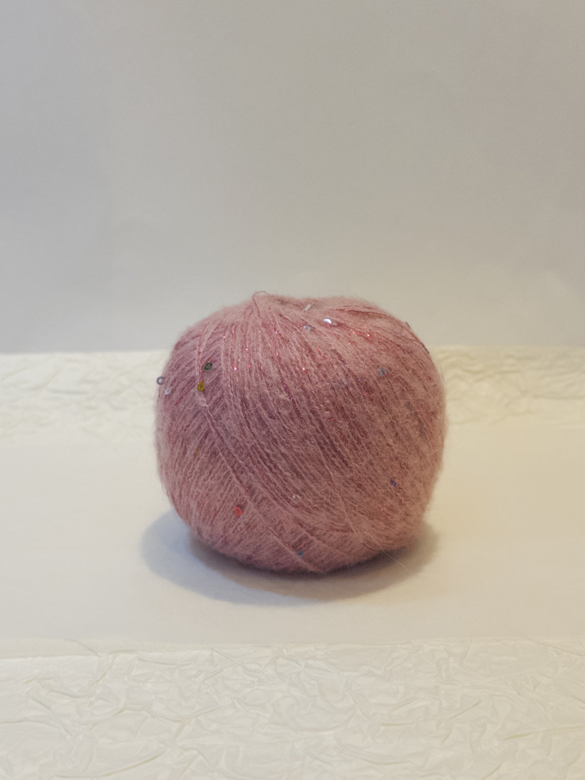 Kanebo Silk Mohair - Pink with Sequins 40g