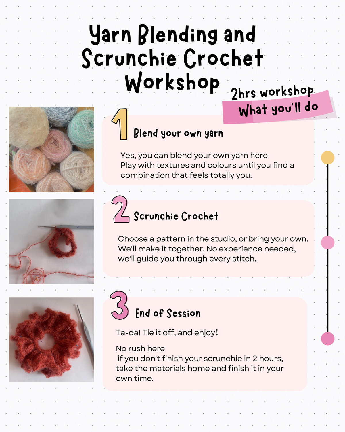 Studio Blend x Scrunchie Crochet Workshop （Beginner Friendly）