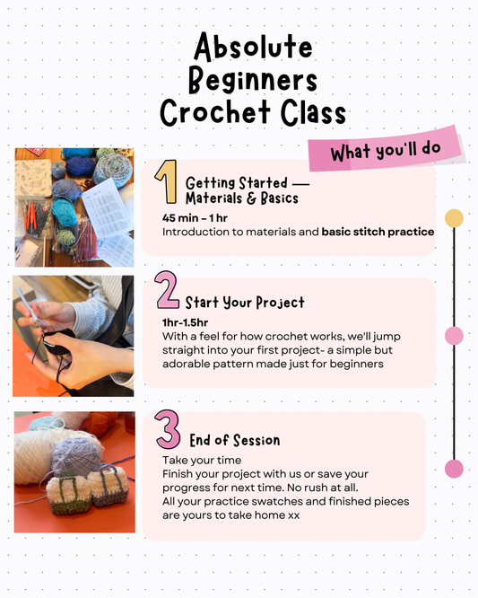 Absolute Beginners Crochet Class
